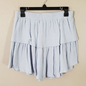 NWT Drew Soft Blue Gauze Women's Skirt Size Medium